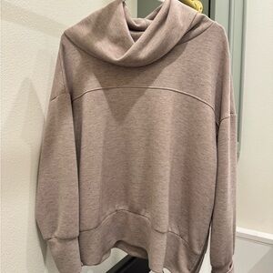 Varley Women's Cowl Neck Sweater - Light Brown